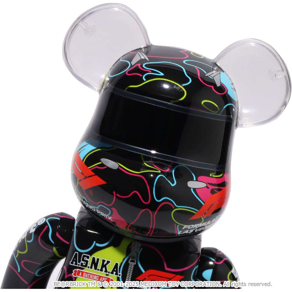 BAPE X F1 LAS VEGAS BE@RBRICK 100%&400%