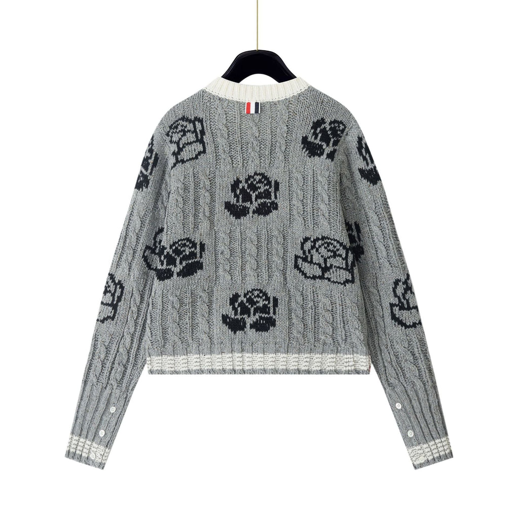 Rose Knit Cardigan