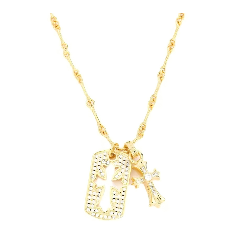 Chrome Hearts XS FILIGREE CROSS PENDANT WITH BAIL