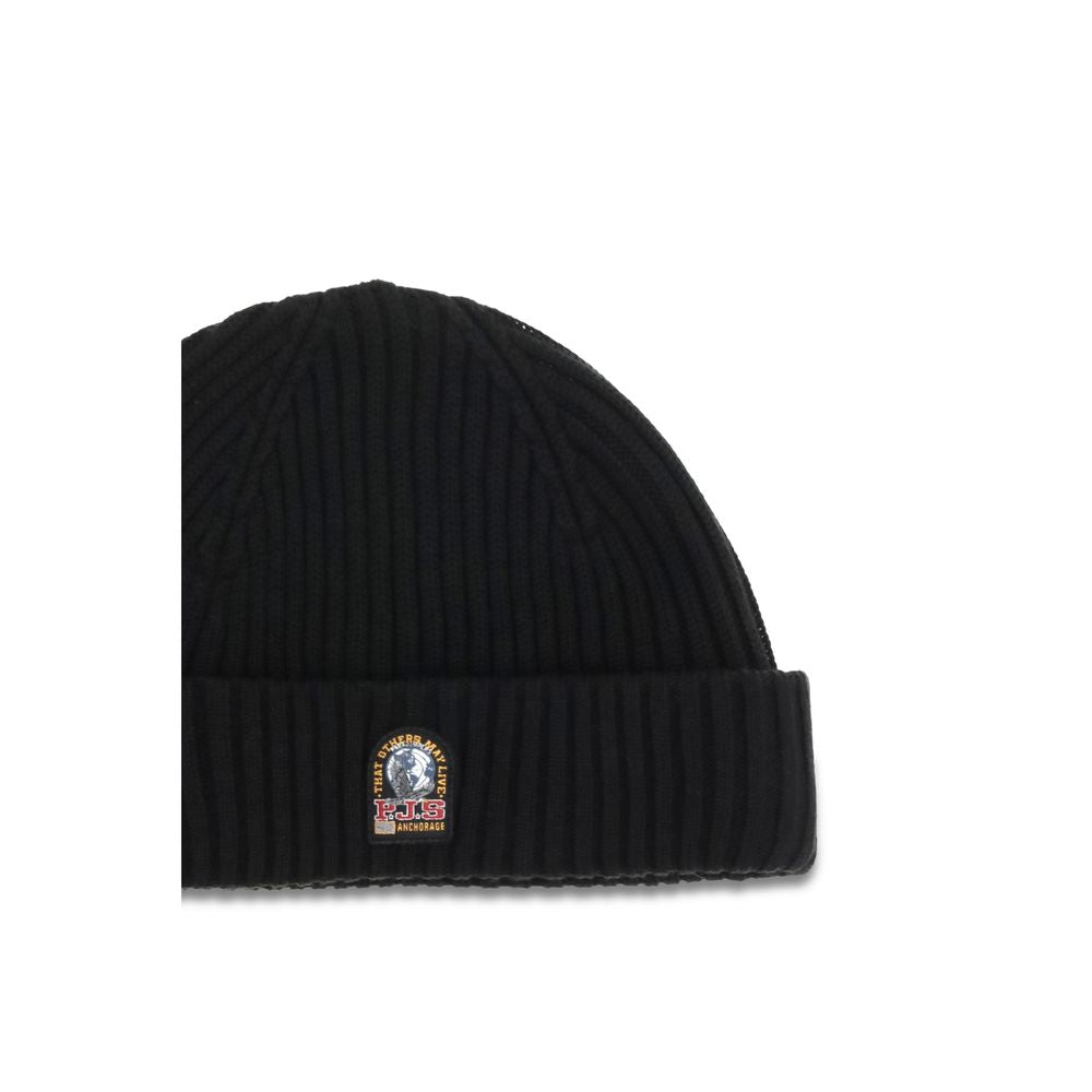 Parajumpers Black Wool Beanie