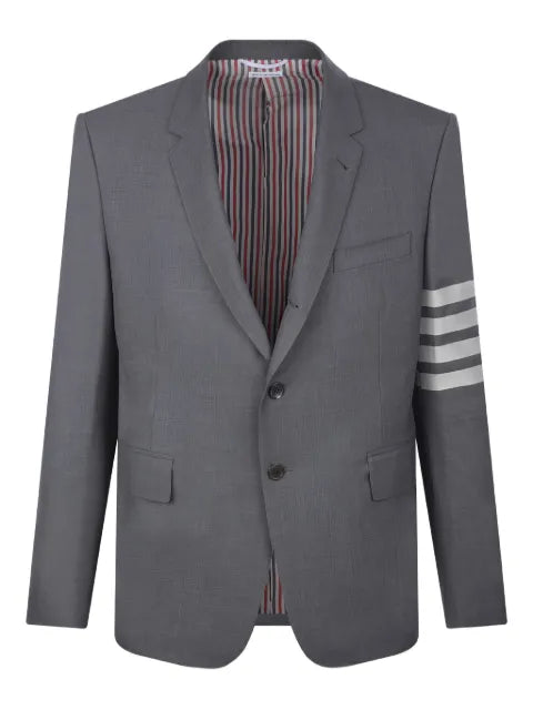 Thom Browne plain weave 4-Bar high armhole sportcoat