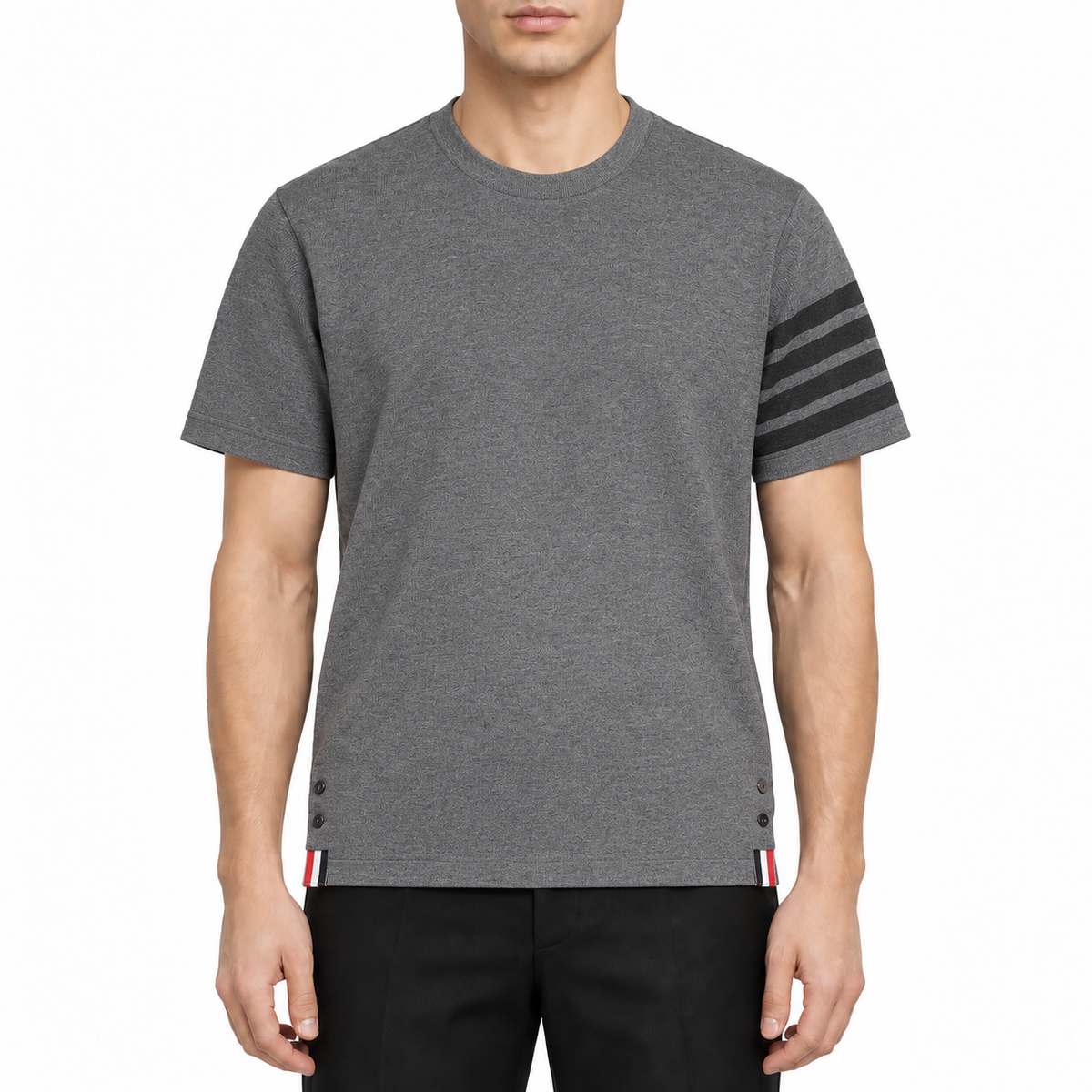 Solid color T-shirt | Thom Browne