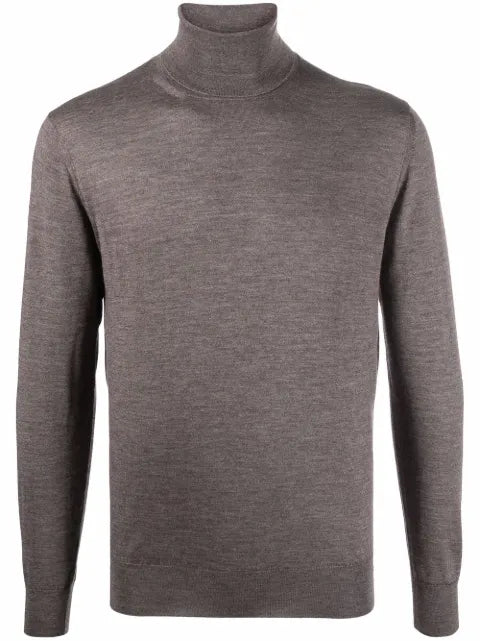 Cruciani roll-neck cashmere-silk jumper
