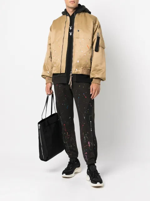 Mostly Heard Rarely Seen MA-1 paint-splattered bomber jacket