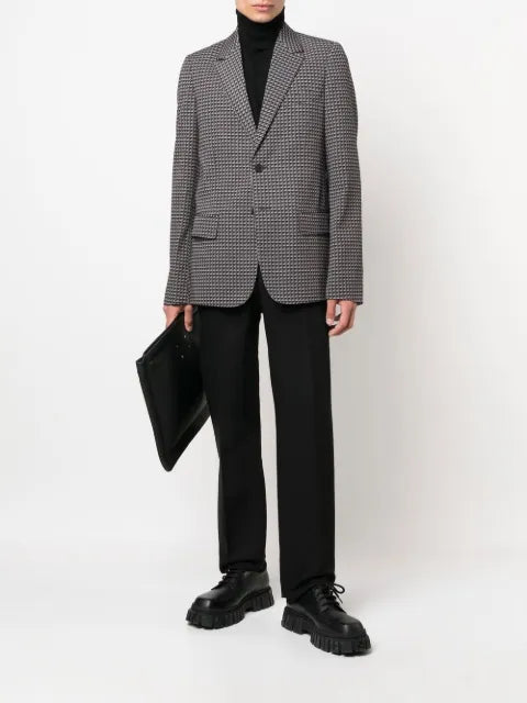 Valentino Garavani geometric-pattern print blazer
