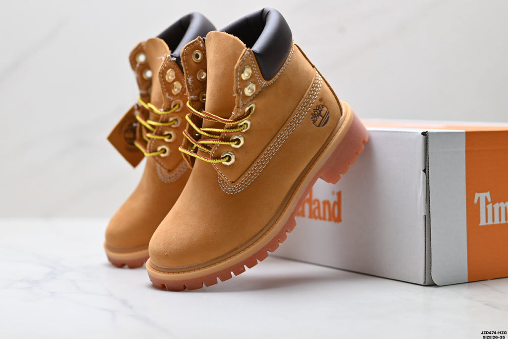 Timberland Wheat Kids Premium Leather Boot