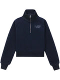 Sporty & Rich half-zip fleece sweatshirt