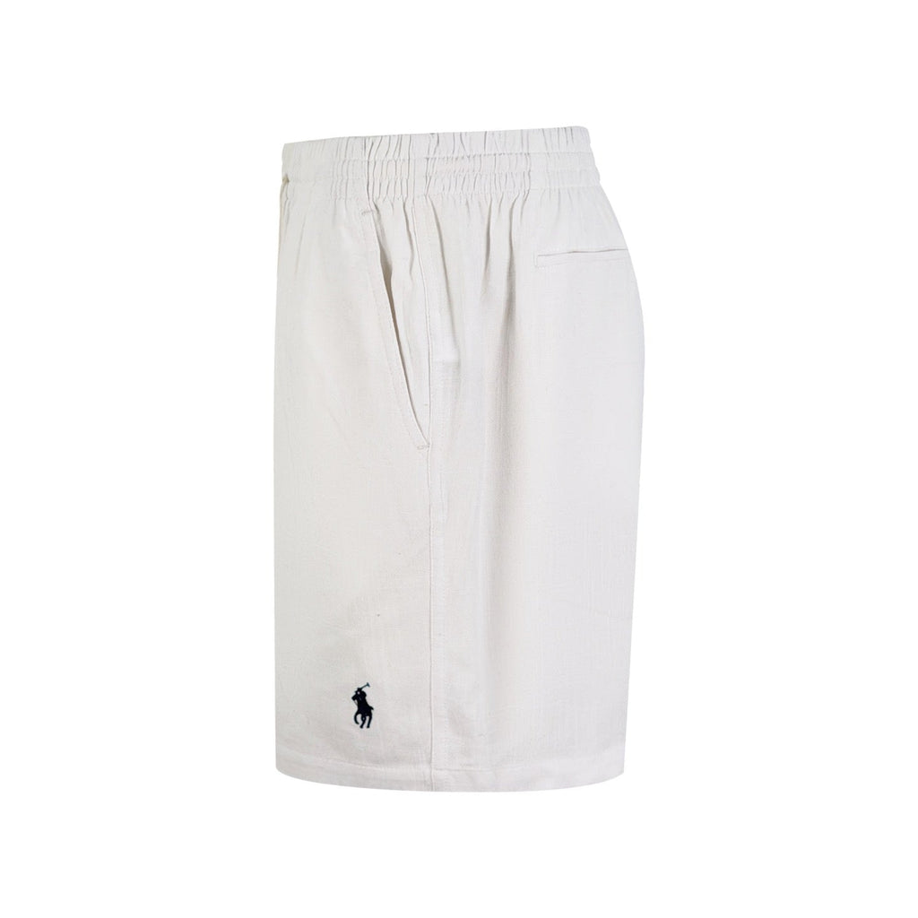 Polo Ralph Lauren Men's Drawstring Elastic‑Waist Casual Shorts, Small Pony Embroidery