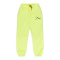 Neon Green Script Logo Terry Sweatpants