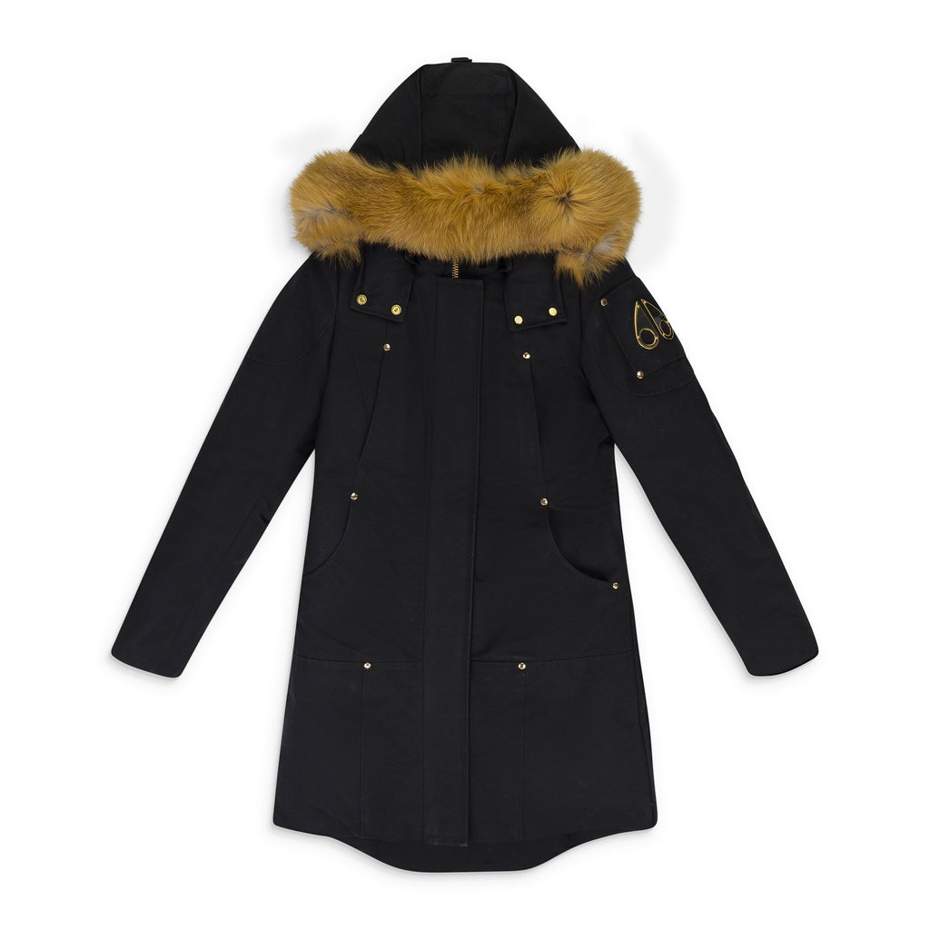 BLACK w RED FOX FUR Grand Metis Parka