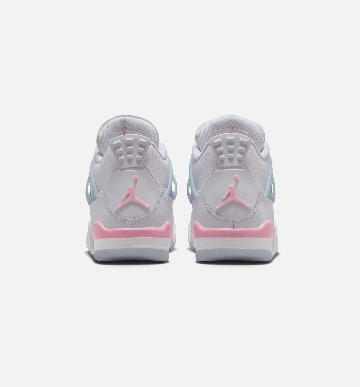 Air Jordan 4 Retro Medium Soft Pink – Grade School Lifestyle Shoe in White/Medium Soft Pink/Half Blue
