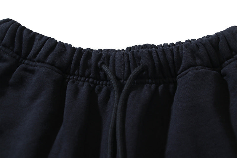 OFF-WHITE "Caravaggio Angel" Renaissance Graphic Cotton Sweatshorts