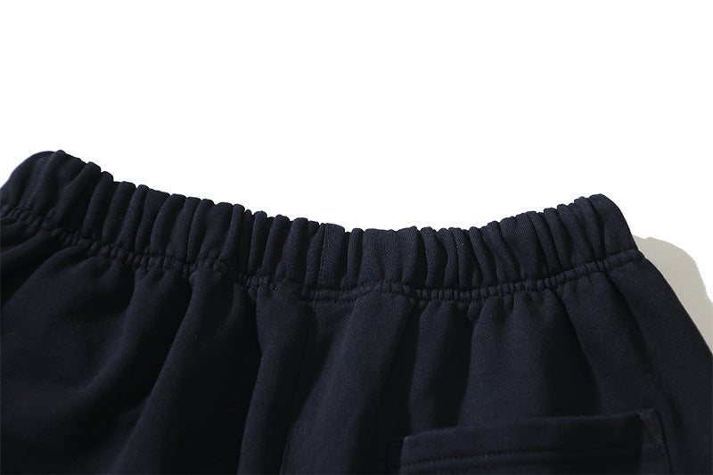 OFF-WHITE "Caravaggio Angel" Renaissance Graphic Cotton Sweatshorts