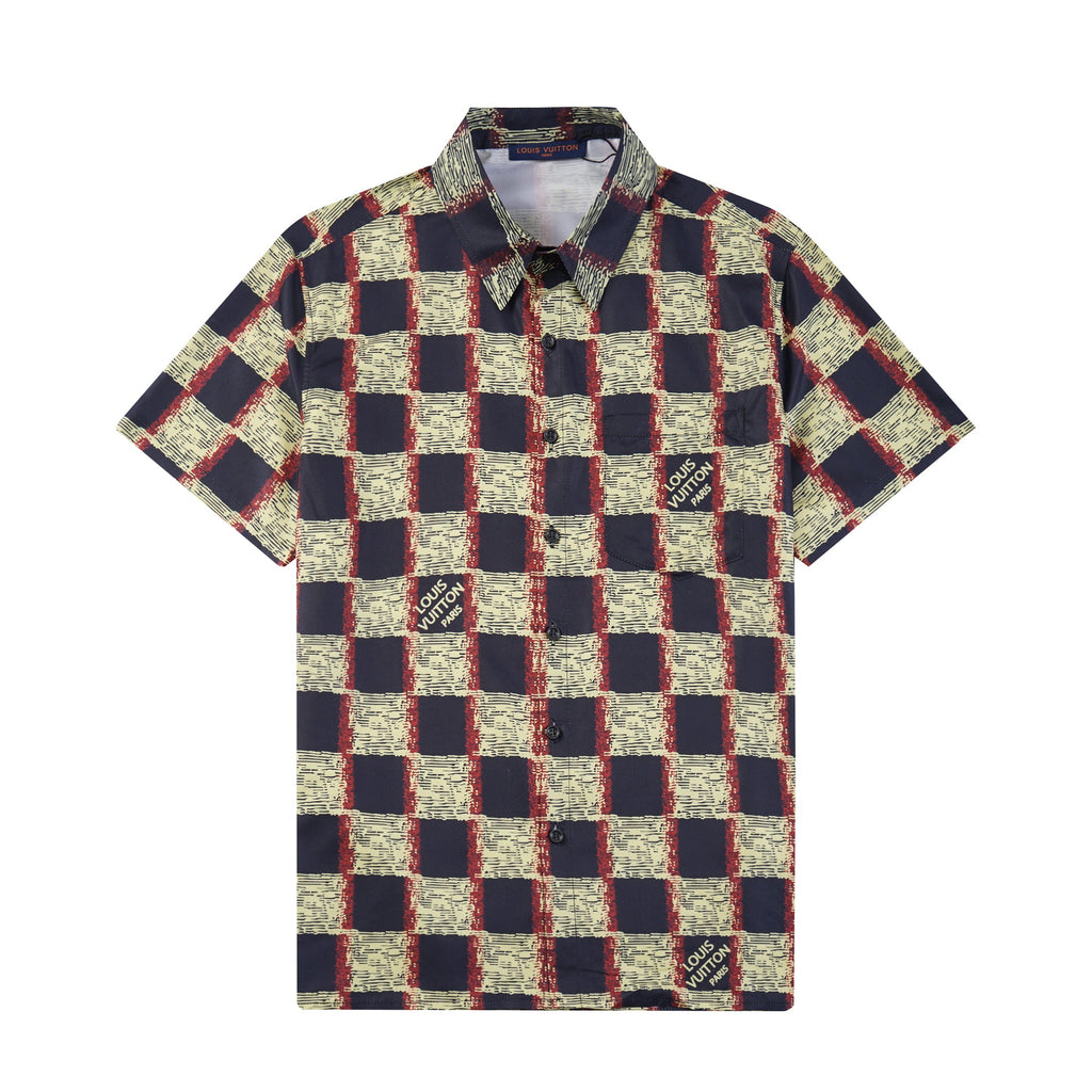 Embossed Logo Short Sleeve Shirt