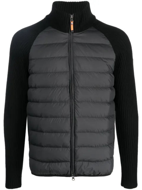Parajumpers Olmo waffle-knit quilted jacket