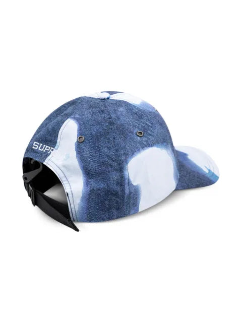 Supreme x TNF bleached-effect baseball cap