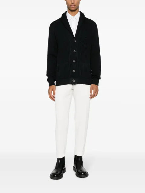 Fedeli ribbed-knit merino-wool cardigan