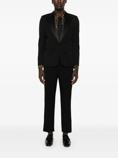 Saint Laurent tuxedo jacket in grain de poudre