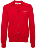 Comme Des Garçons Play double-heart wool cardigan