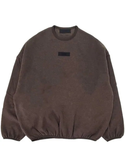 FEAR OF GOD ESSENTIALS logo patch elasticated waistband sweatshirt