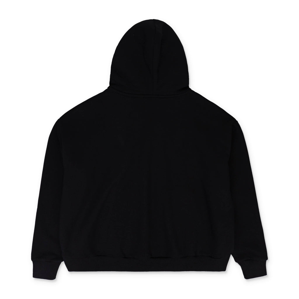MULTI TAG BLACK HOODIE