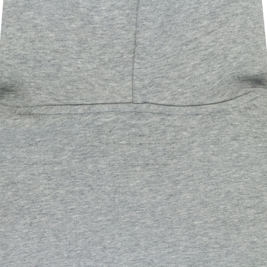 HEATHER GREY ZIP UP ESSENTIAL HOODIE