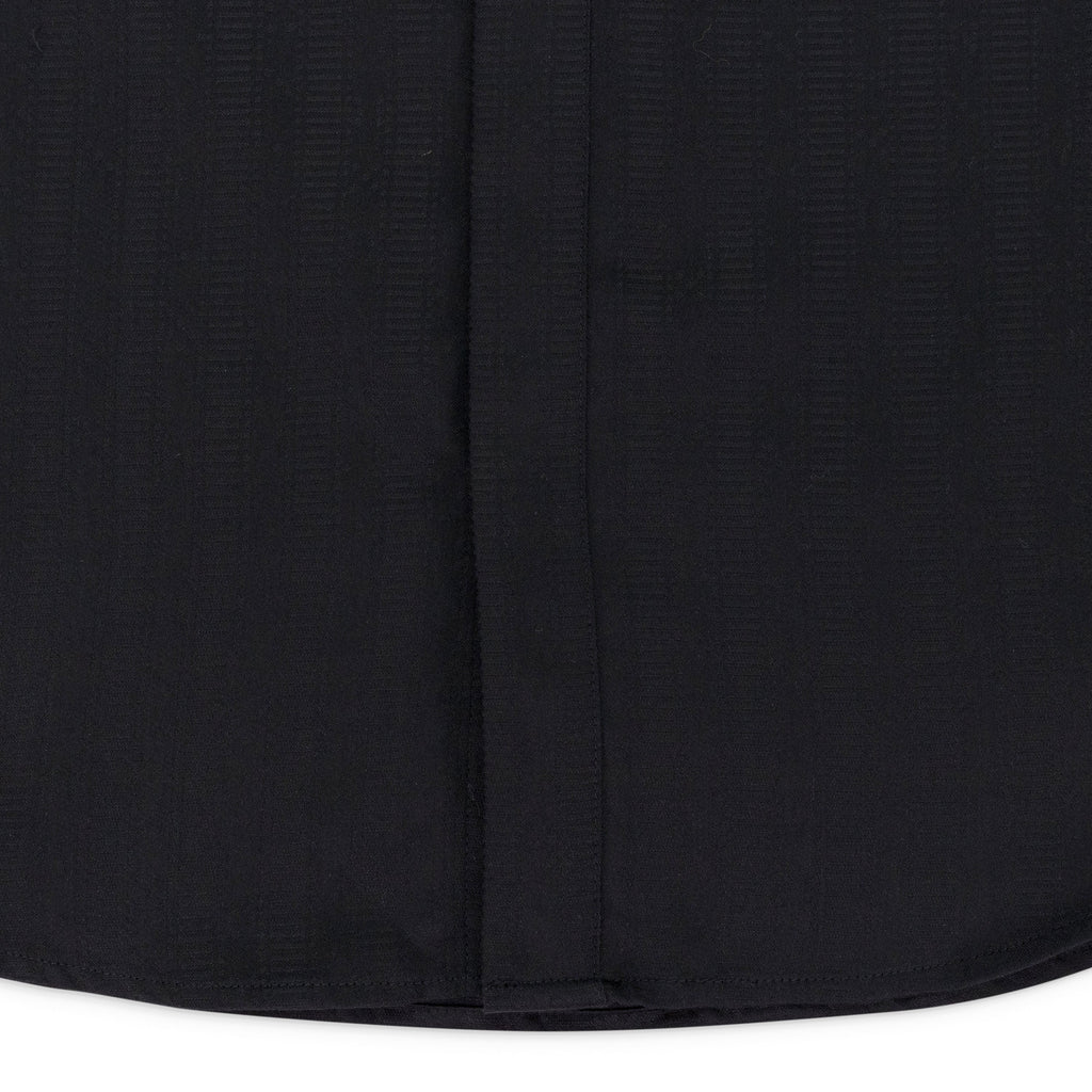 BLACK JACQUARD DICE BUTTON-DOWN SHIRT