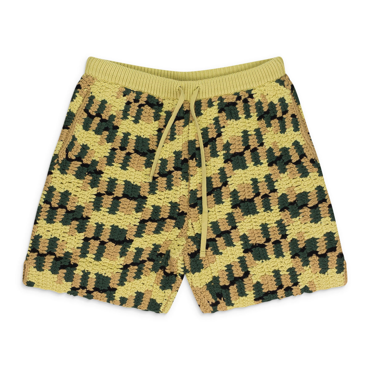 CAMO HAND KNIT SHORTS