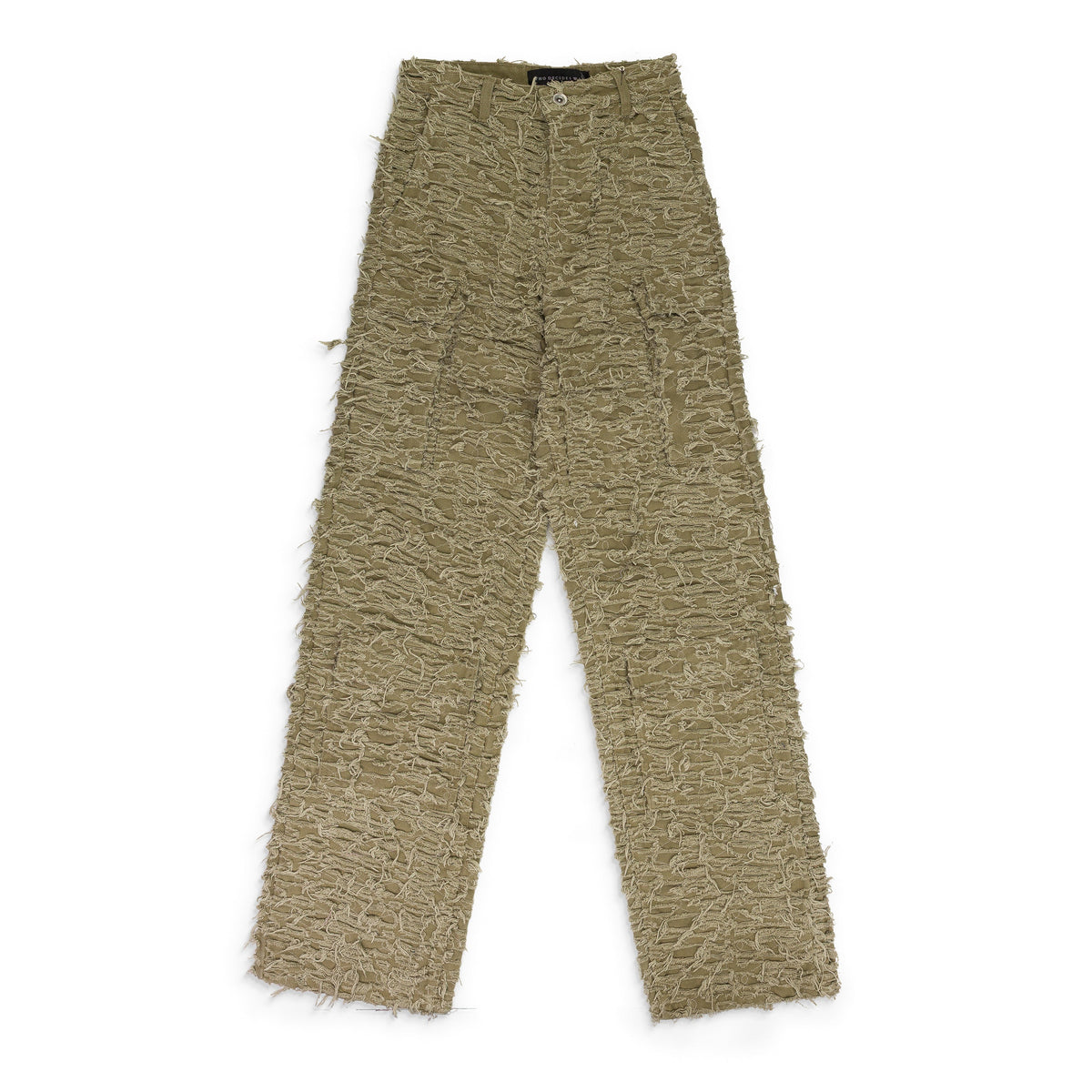 TAN HUSK WIDE LEG PANTS