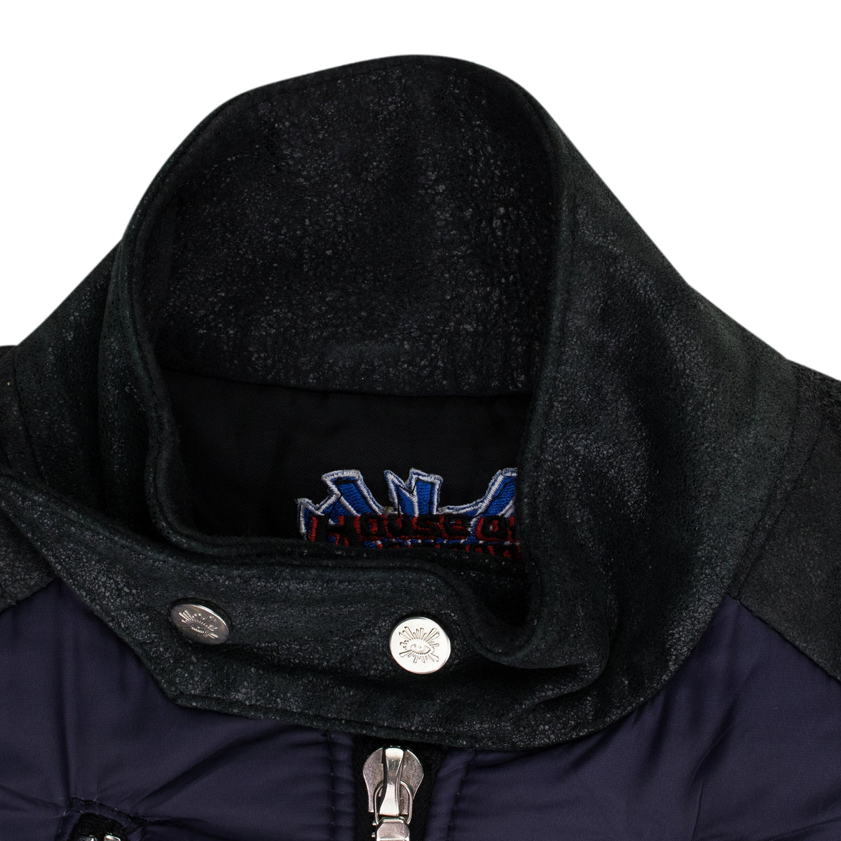 Black/Yellow Leather Racing Jacket