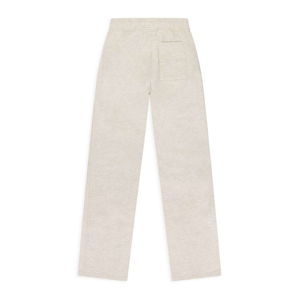Cream Script Logo Sweatpant