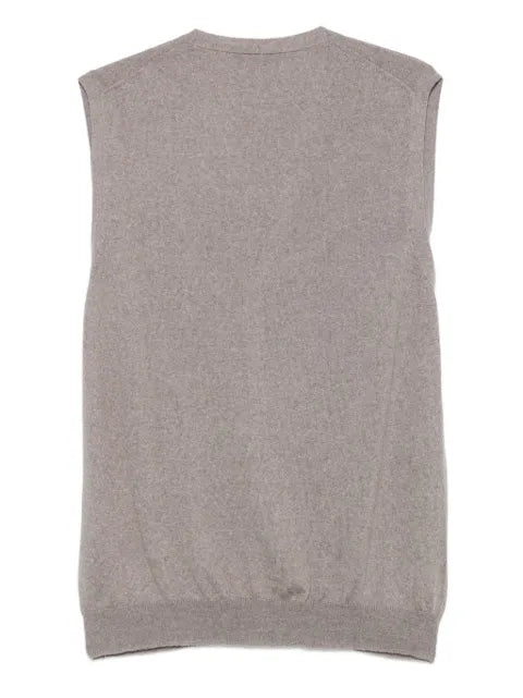 Gran Sasso V-neck buttoned vest