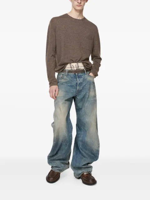 Acne Studios chest-pocket long-sleeve sweater