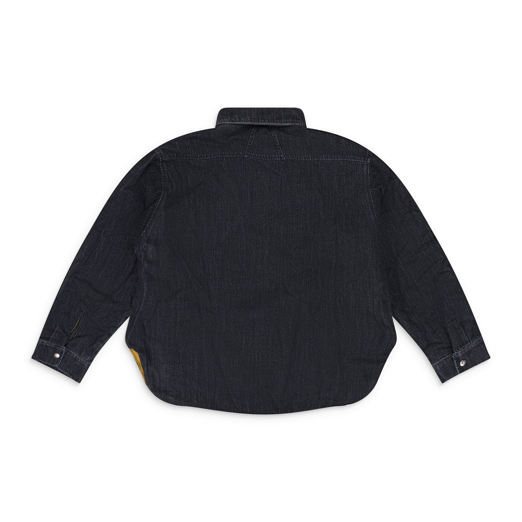Black Denim Overshirt