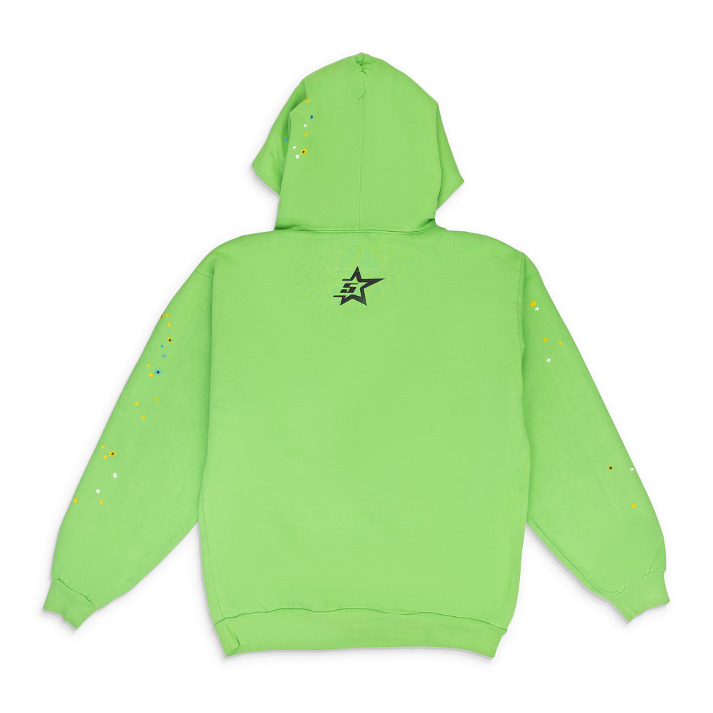 Green Slime Green Rhinestone Punk V2 Hoodie