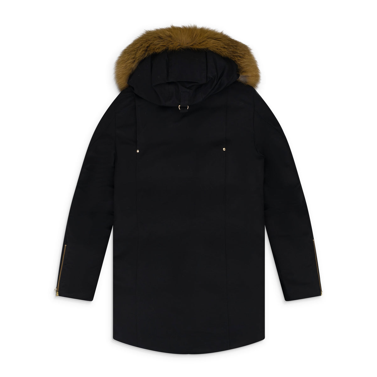 Black / Gold Stag Lake Parka Jacket