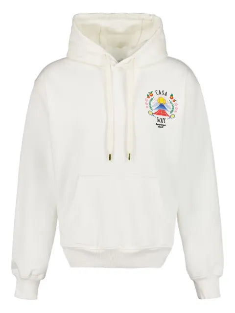 Casablanca Casa Way Mountain organic-cotton hoodie