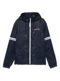 Alexander McQueen hooded stripe-detail jacket