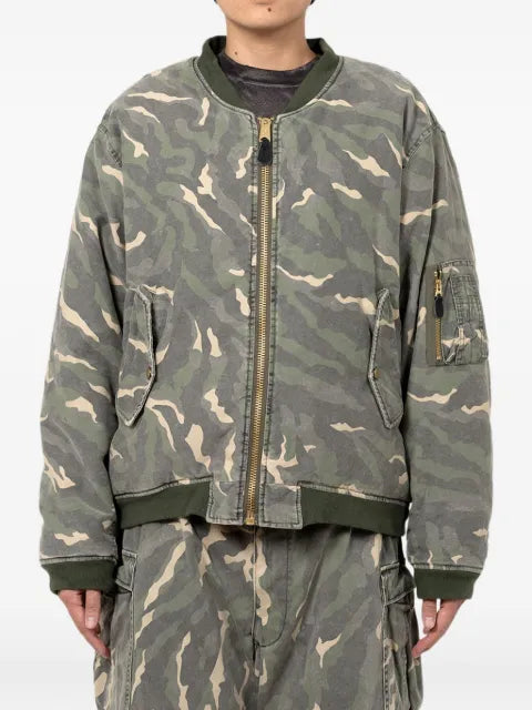 KAMIYA  Camouflage MA-1 bomber jacket