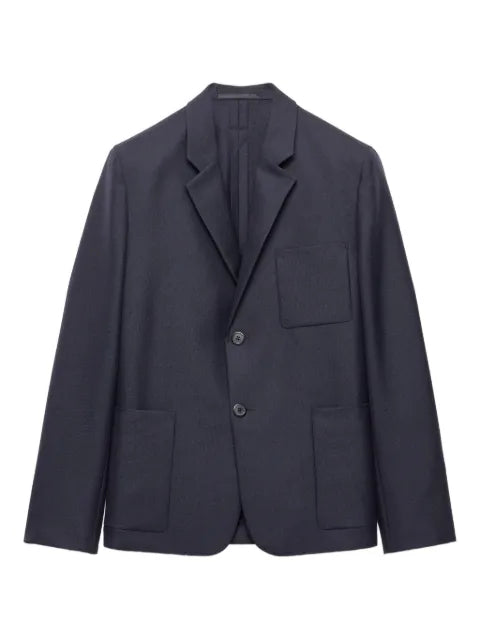 Prada patch-pocket two-button blazer