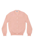 Comme Des Garçons Play wool heart-embellished cardigan