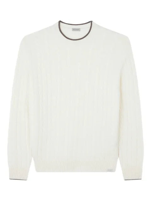 Paul & Shark cable-knit crew-neck sweater