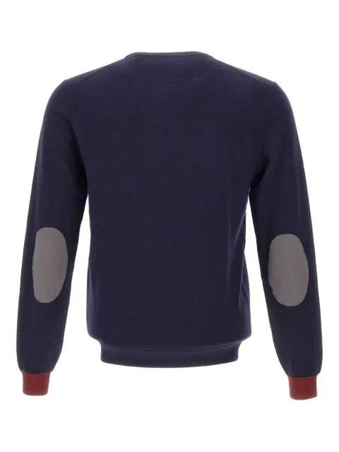 Sun68 elbow-patch sweater