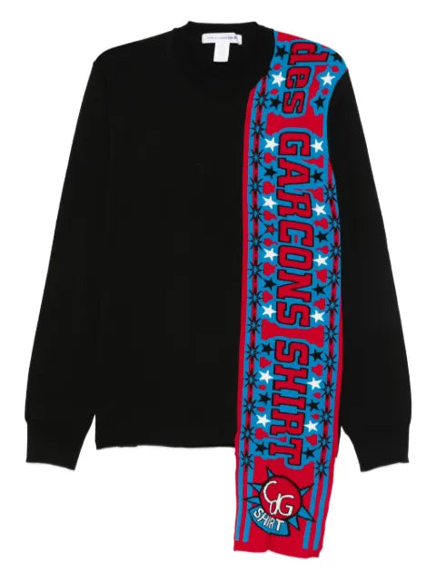 Comme Des Garçons Shirt Soccer Scarf sweater