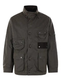 Barbour logo-embroidered jacket