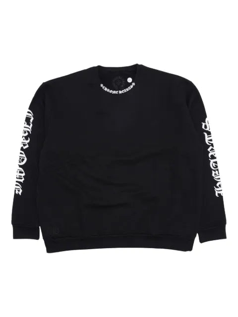 Chrome Hearts neck-logo long-sleeve sweatshirt