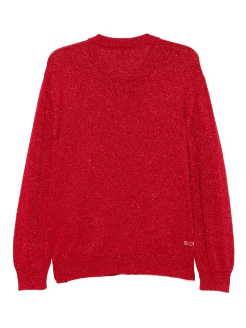 BODE lame-hearts cardigan