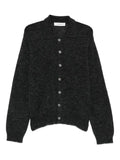 OUR LEGACY Evening Polo brushed-knit cardigan