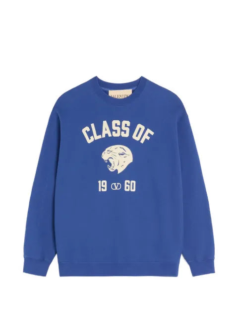 Valentino Garavani panther-print cotton sweatshirt