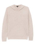 James Perse cashmere hooed pullover